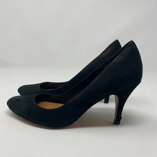 Schutz‎ Black Suede Closed Toe Classic Pumps Heels - Image 7