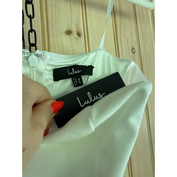 NWOT Lulus Loving the Feeling White Strapless Bodycon Dress Wedding Party XS - Image 8