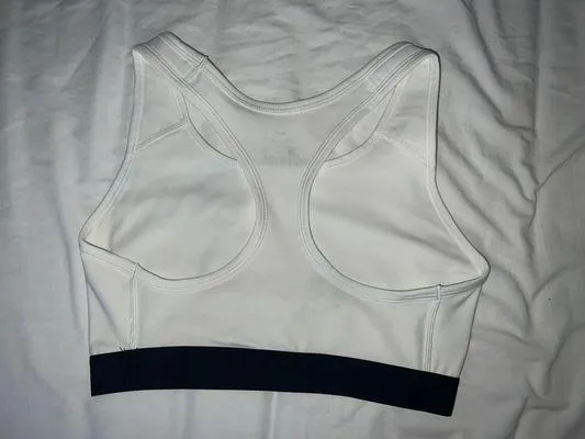 White Sports Bra - Image 3