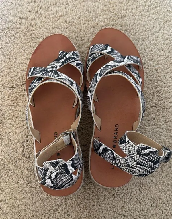 Snakeskin Sandals Lucky Brand - Image 3