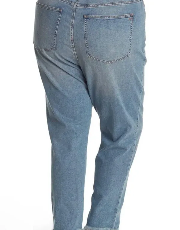 The Perfect Vintage Mom Jeans Raw Hem Size 35 NWT - Image 10