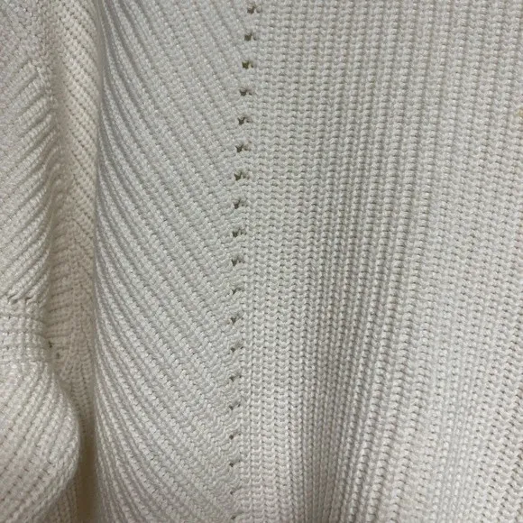 Joie Mock‎ Turtleneck Button Detail Sweater Cream XXS - Image 5