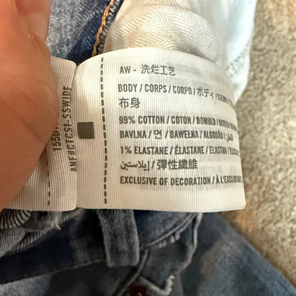 Abercrombie & Fitch Medium Wash Ultra High Rise The Ankle Straight Jeans Size 29 - Image 5