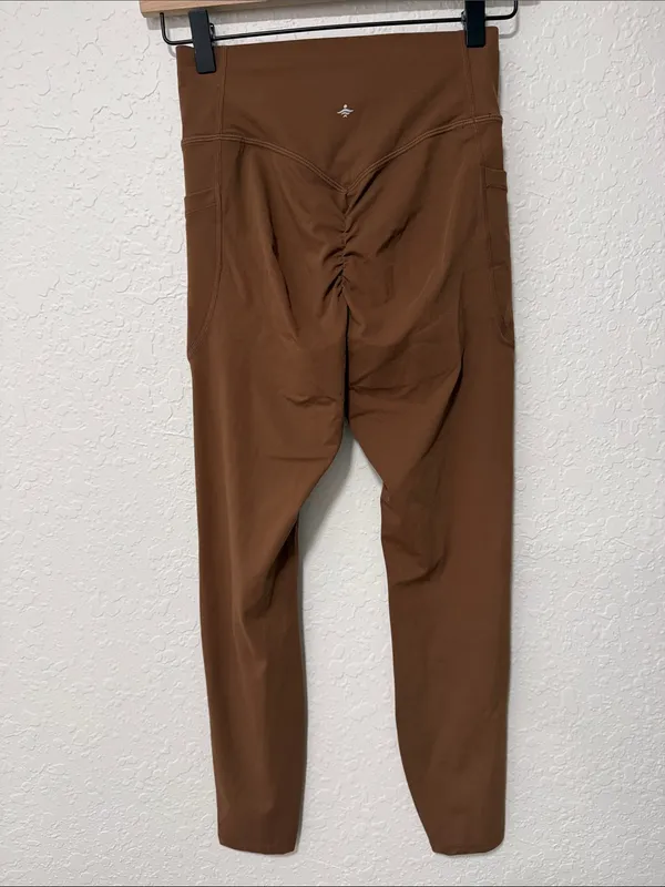 NWT *flawed* HALARA UltraSculpt High-Waist Brown Women's Active Leggings XS - Image 3