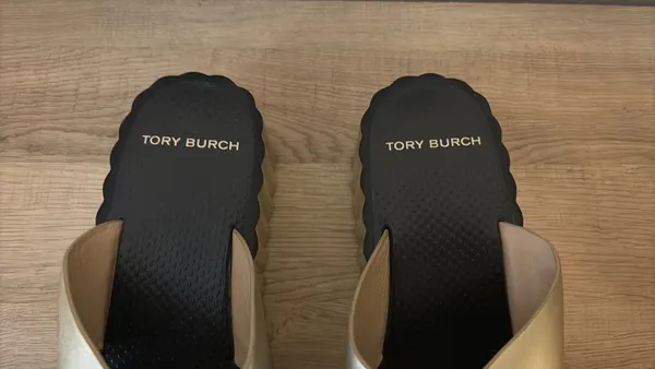 Tory Burch Gold Platform Sandals - Image 7