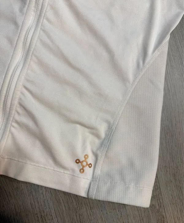 Tommie copper zip up compression shirt White Size XL - Image 3