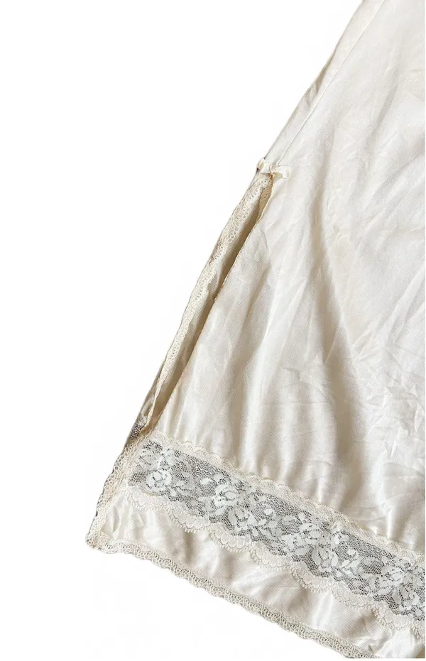 Vintage 80s White Lace Slip Dress 🔥 - Image 4