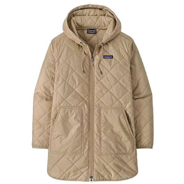 Patagonia Women's Diamond Quilted Parka Oar Tan Size Small NWT ($279 Retail) - Image 2
