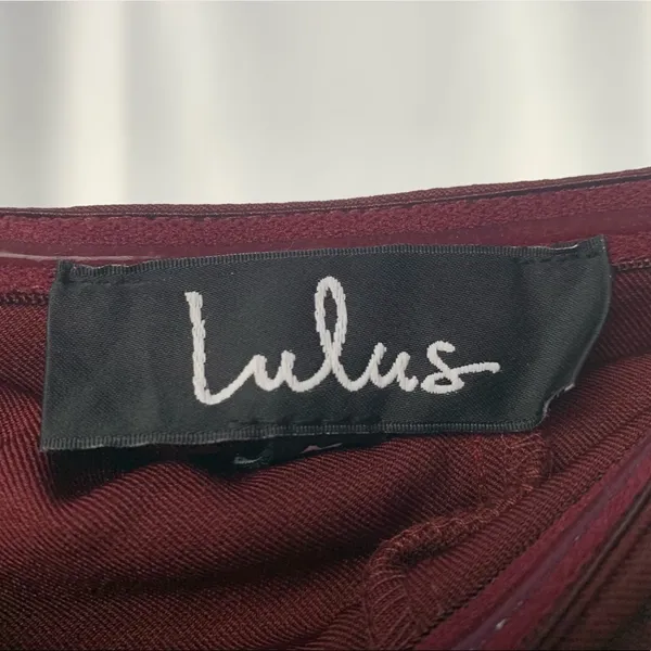 NWT Lulus‎ Kiani Strapless Bodycon Dress in Burgundy Size Medium - Image 4
