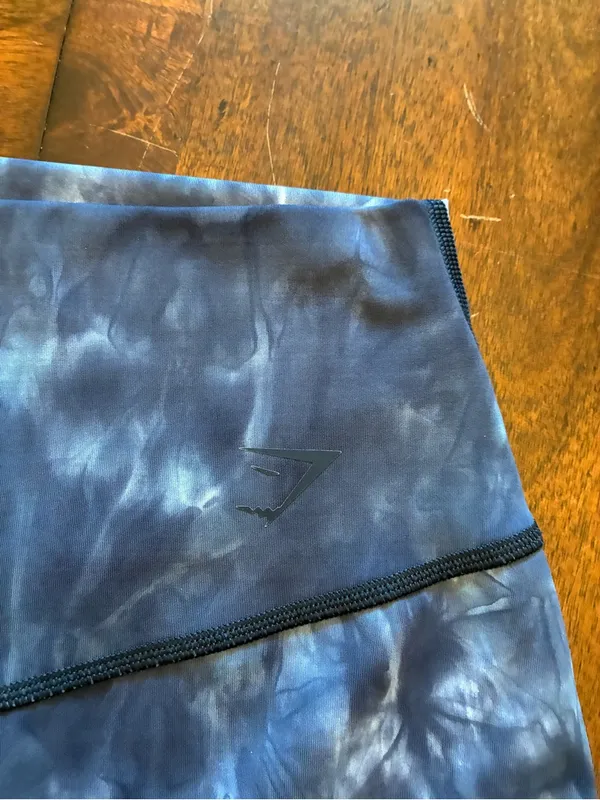 Gymshark Elevate Leggings Women’s Medium Tie Dye Blue Full Length Workout - Image 3