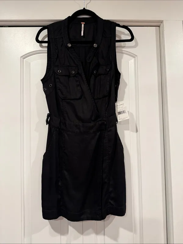 Free People Desert Daylight mini wrap‎ dress nwt small - Image 2