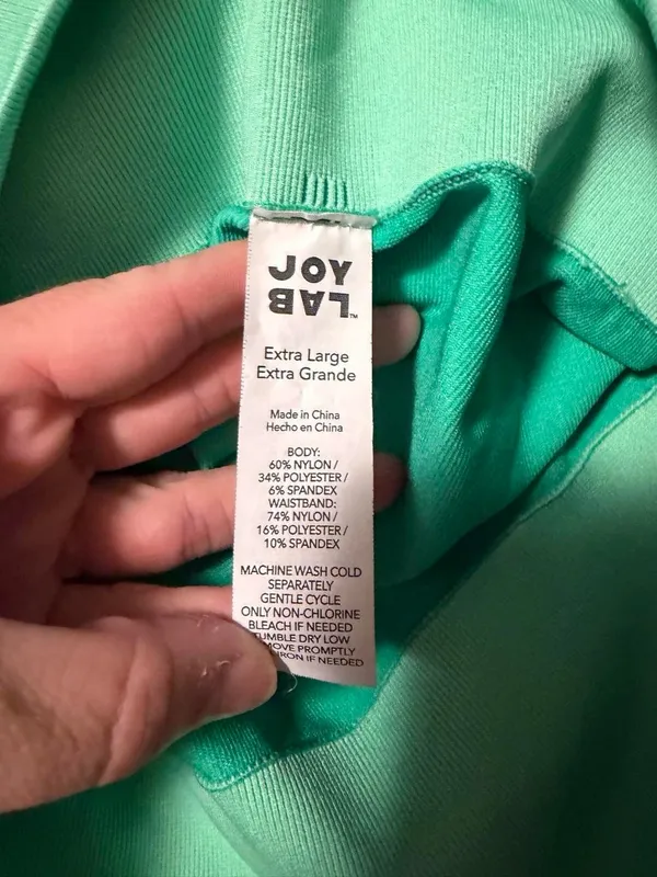 JoyLab Green Athletic Bike Shorts - Image 3