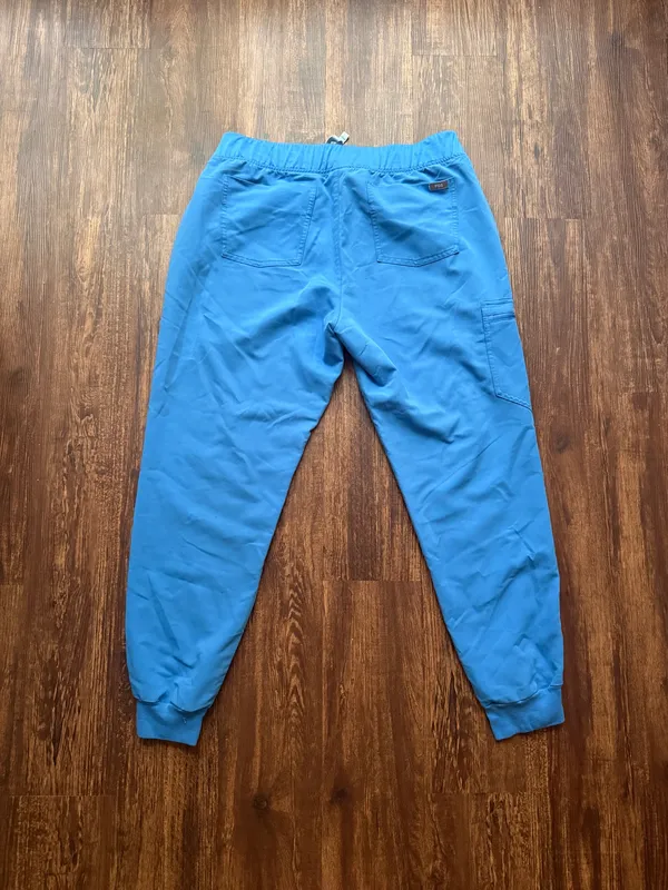 FIGS Women’s Capri Blue Zamora Jogger Scrub Pants Hospital Nursecore - Size L - Image 2