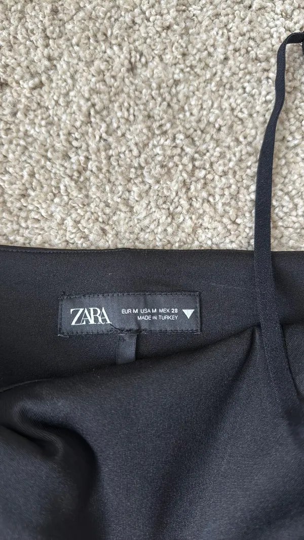 ZARA Black Top Tank Lace - Image 2