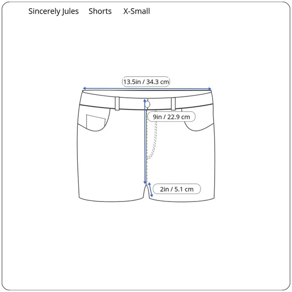 Sincerely Jules Denim Shorts Womens XSmall Distressed Grunge Street‎ Festival - Image 10