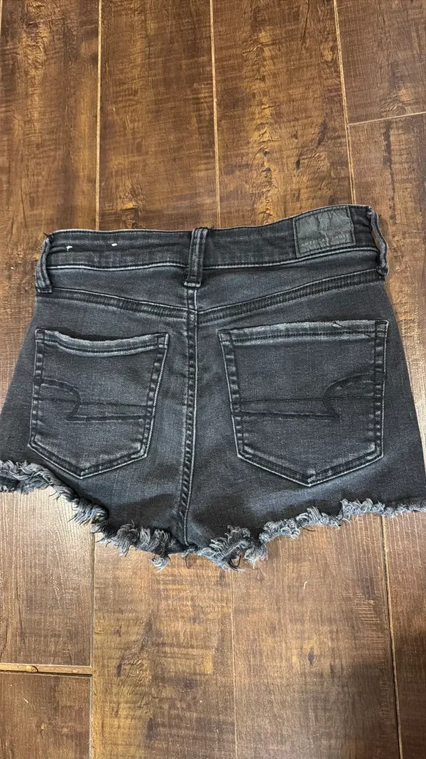 Black American Eagle Shorts Jean - Image 4