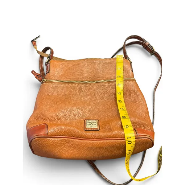 Vintage 2000's Y2K Dooney & Bourke Leather bag crossbody purse brown old money - Image 5