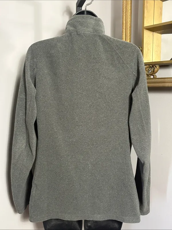 The North Face Women’s Large Gray Half Zip Fleece Pullover - Image 2