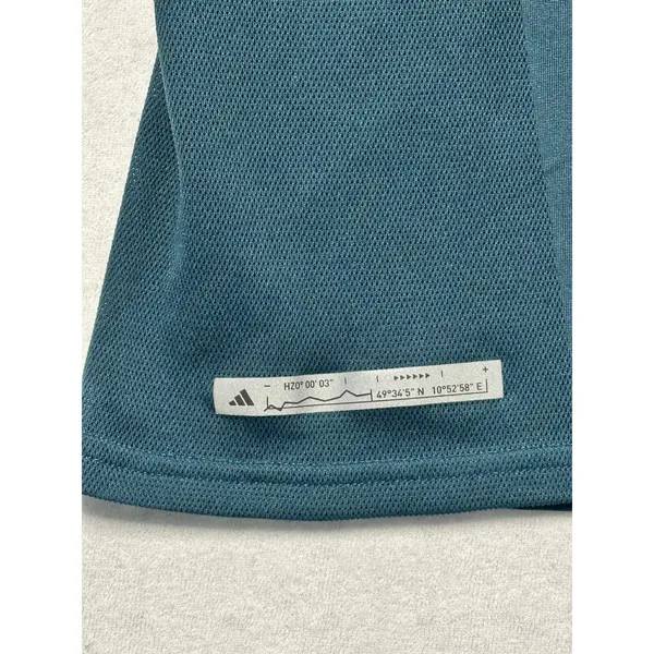 Adidas Ultimate Knit Tee Women’s Small AEROREADY Running Top Blue - Image 3