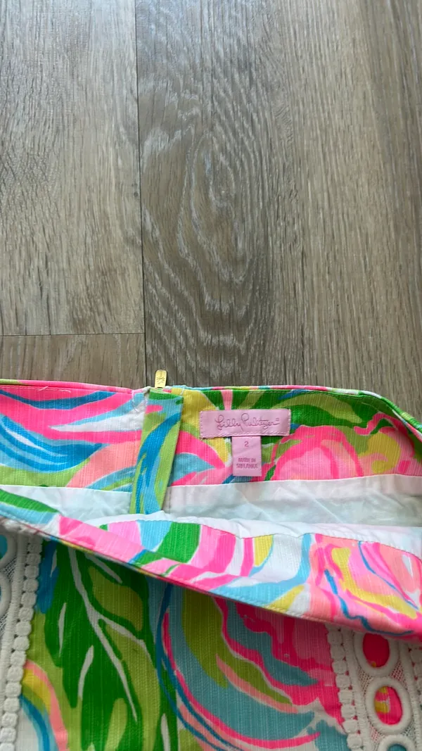 Lilly Pulitzer Skirt Mini Size 2 - Image 2