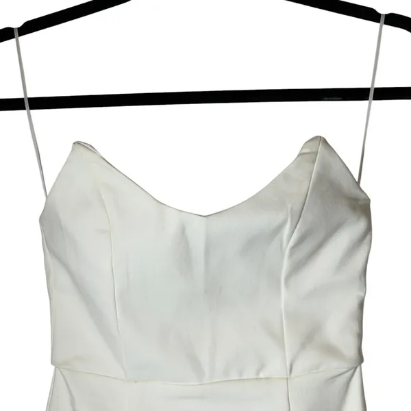 Superdown Stevie‎ Mini Dress Womens XS White Strapless Boned Party Cocktail - Image 7