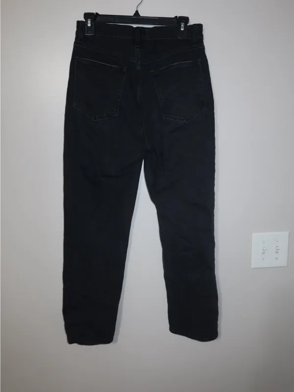 Abercrombie & Fitch Straight Leg Black Jeans - Image 2