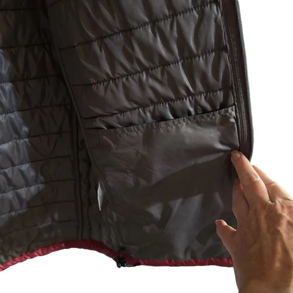 Vintage Slalom Quilted Lightweight Puffer Jacket Size Small Red - Image 8