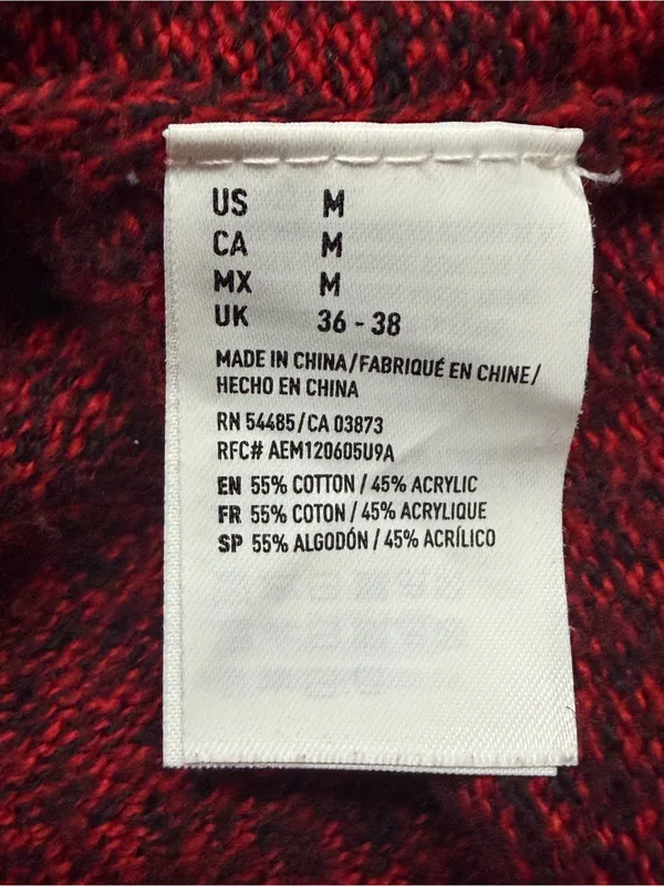 American Eagle Nordic Fair Isle Sweater Medium - Image 8