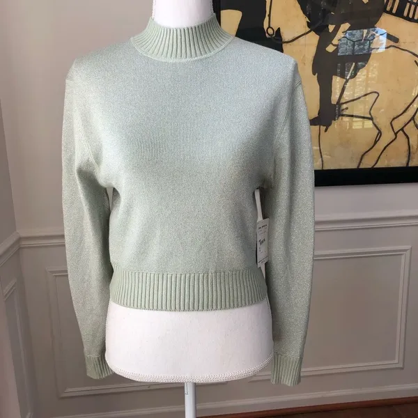 Free People Starry Night Metallic Sweater NWT XS - Image 2