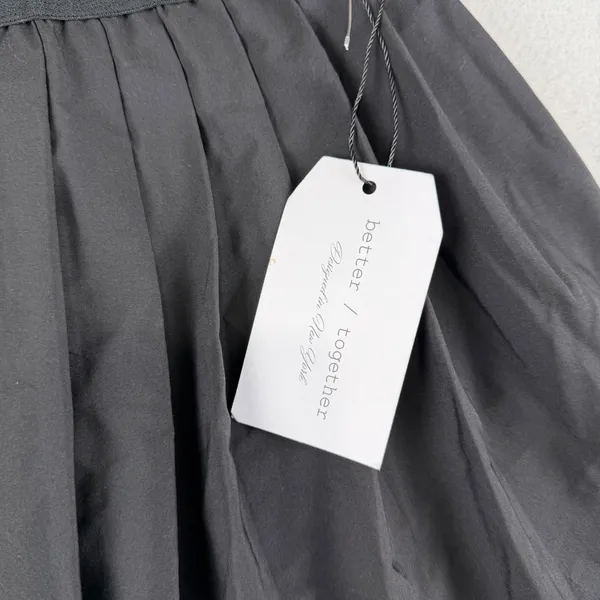 Better Together Black Pleated Mini Skirt XS Elastic Waist STK10492 NWT - Image 8