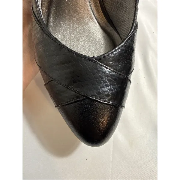 Life Stride Comfort Wedge Shoes Women's 7.5 M Black Dress Shoe Pump - Image 13