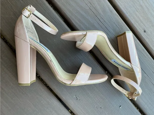 Steve Madden Blush Patent Block Heel Sandals🌷🌷 - Image 11