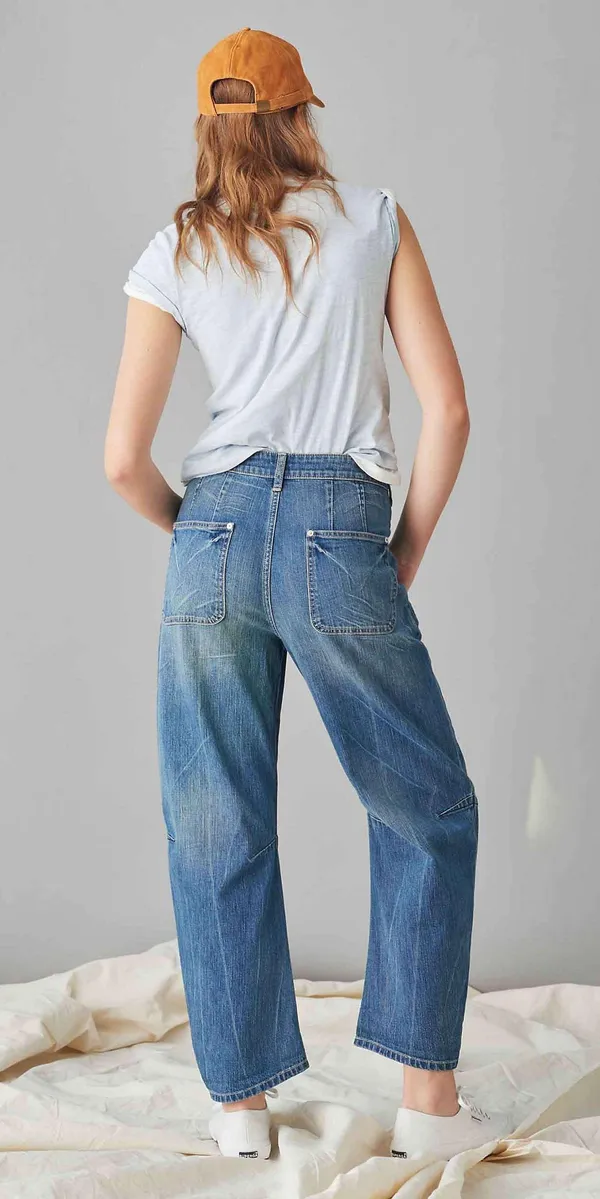 Pilcro Jeans Ultra High-Rise Darted Relaxed Denim Size 26 - Image 7