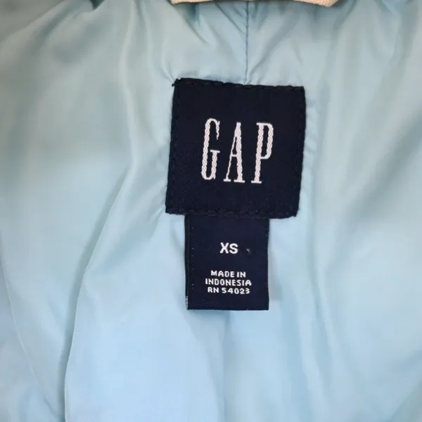 GAP Women's XS Vintage Cream Puffer Jacket - Image 9