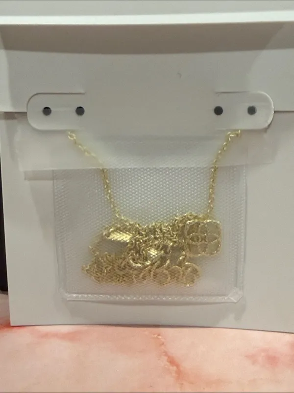 Kendra Scott | Gold Plated Druzy Heart Necklace - Image 3