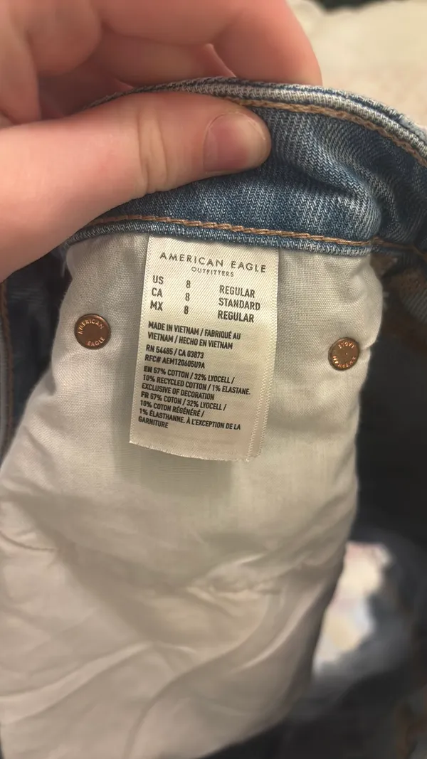 American Eagle, jean skirt - Image 3