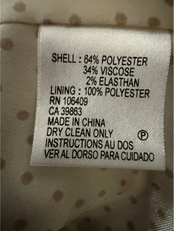 Tahari Arthur S Levine Women's Safari Inspired Jacket Size 10 Khaki City Chic - Image 9