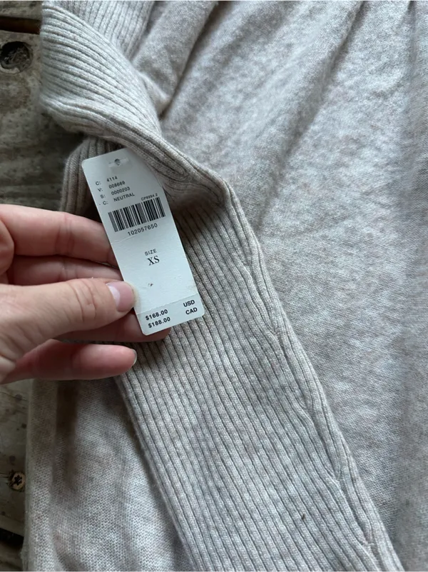 NWT Maeve Anthropologie mock neck dolman sweater oatmeal xs - Image 3