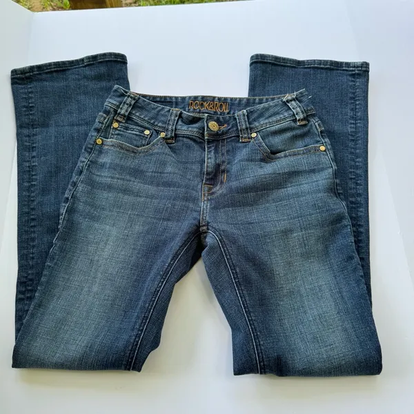 Rock&Roll Mid Rise Bootcut Cowgirl Jeans 27X32 - Image 5