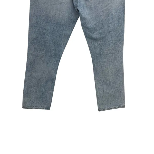 Agolde‎ Riley High Rise Straight Crop Jeans Denim Shatter Wash Blue Size 27 - Image 10