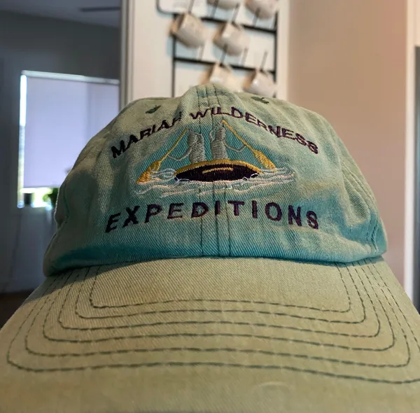 Vintage Trucker Hat Blue - Image 2