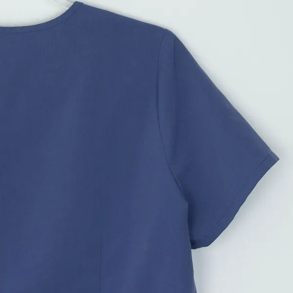 Figs Womens Catarina One‎ Pocket Scrub Top Size M Blue Short Sleeve Nursing Work - Image 8