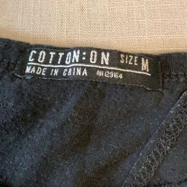 Cotton On Black Muscle Tee - Image 7
