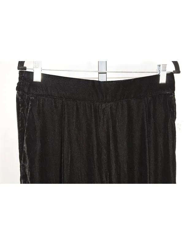 NWT GAP Women's Black Velvet Lounge Pants Medium - Image 5