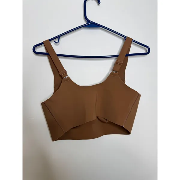 Evelyn Bobbie Structured Scoop Bra Womens M Brown Excellent Wireless EB Core - Image 4