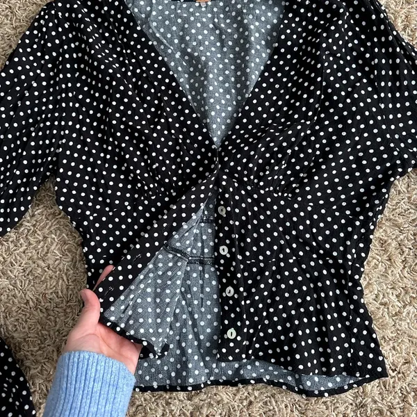 FREE PEOPLE Love Street Top In Black - Image 4