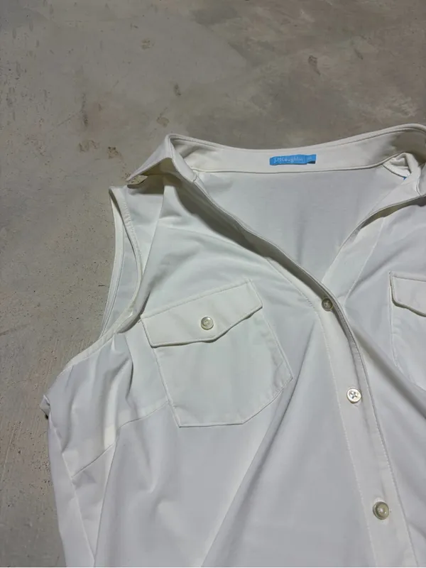 J. McLaughlin Sleeveless Button - Image 5