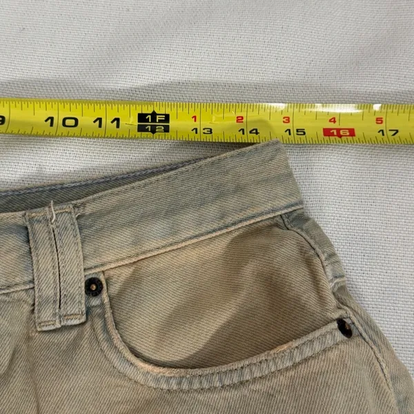 Free People We The Free Montana Loose Fit Denim Jean shorts size 27 NWOT - Image 4