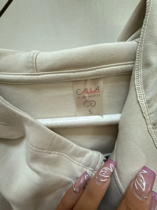 CALIA by Carrie Underwood Asymmetrical Zip-Up Athleisure Hoodie - Image 2