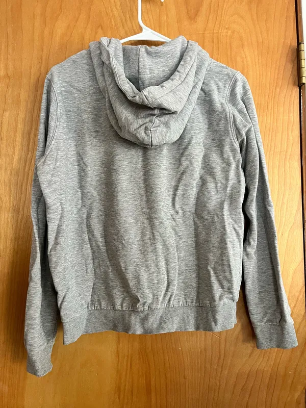 H&M Zip-Up Hoodie Grey - Image 4